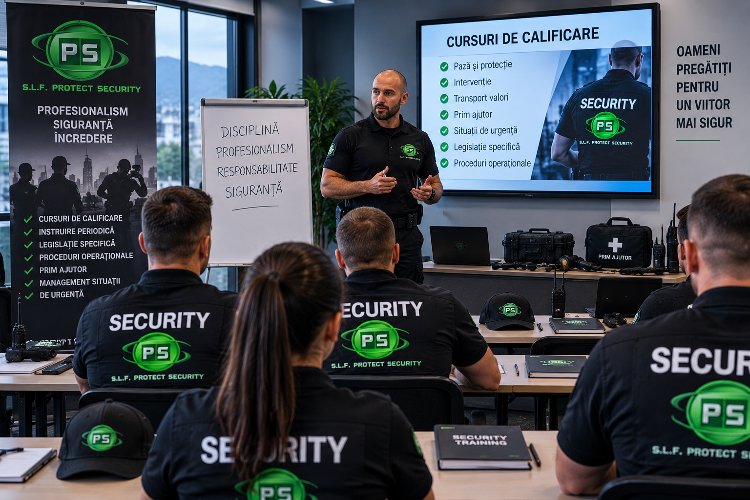 Cursuri de calificare agenți de securitate SLF Protect Security