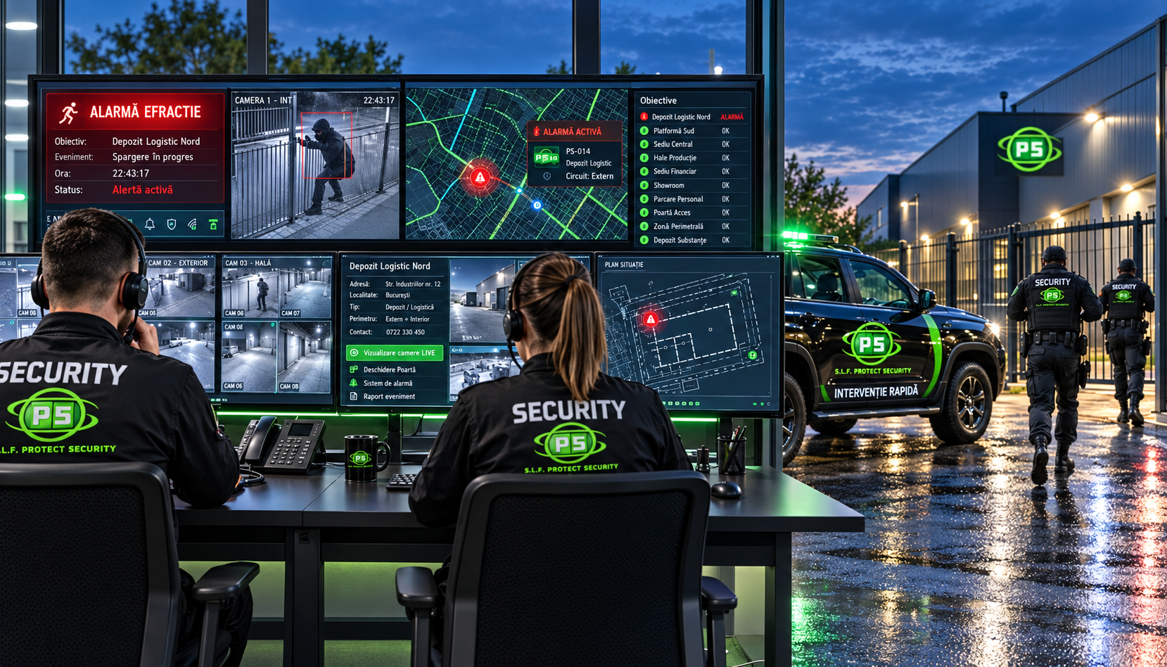 Monitorizare și intervenție rapidă SLF Protect Security