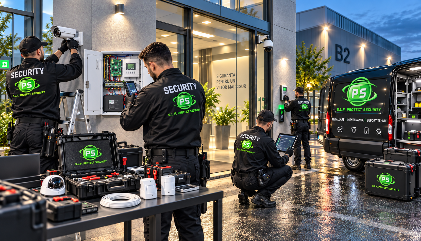 Instalare și mentenanță sisteme de securitate SLF Protect Security